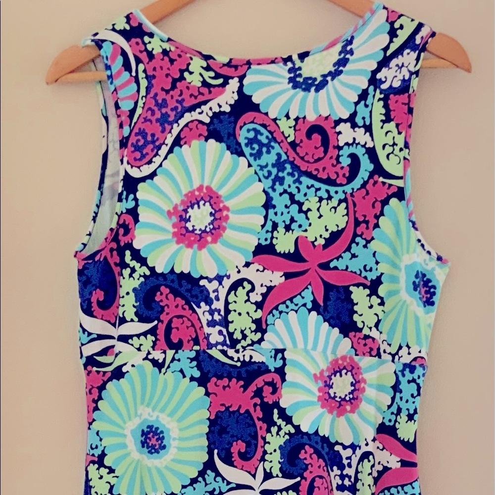 Talbots Sleeveless Floral Long Dress LP
